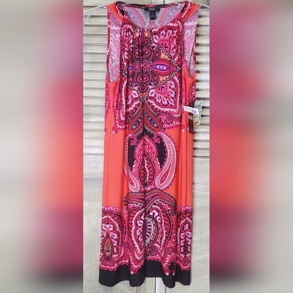 3/$20 MSK size small sleeveless dress
